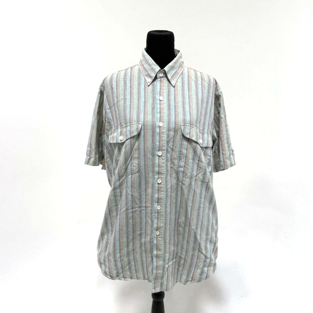 Sir William 100% cotton single needle sleeving short sleeve button up